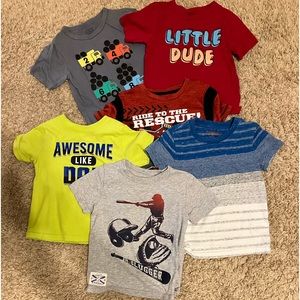 2T Boys Toddler Short Sleeve tshirts